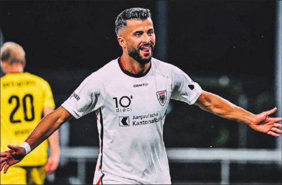 Valon Fazliu schoss sich am Montag mit seinem 5. Saisontor zum alleinigen Torschützenleader der Challenge League. (Archivbild: Sarah Rölli, zVg.)