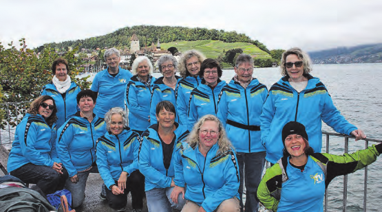 Der Frauenturnverein Schmiedrued erlebte zwei abwechslungsreiche Tage mit gutem Essen und spannenden Unternehmungen. (Bild: zVg.)