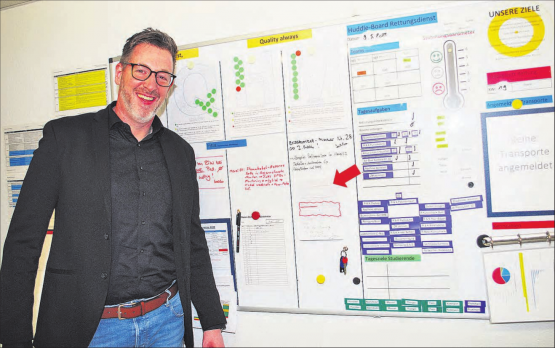 Hans-Peter Wyss organisiert den Rettungsdienst mit unkonventionellen Methoden. (Bild: zVg.)