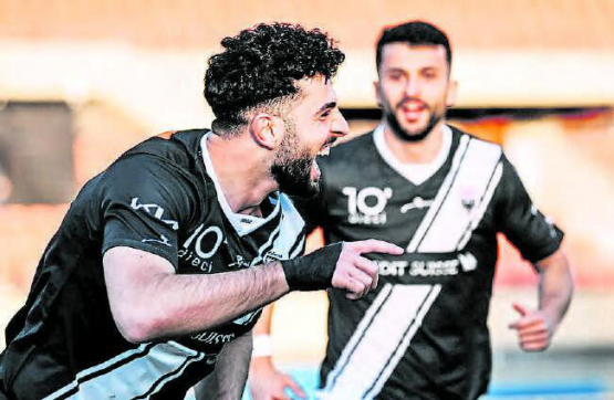 14. Saisontor, trotz langer Verletzungspause: Shkelqim Vladi jubelt über den Siegestreffer gegen Stade Lausanne Ouchy. (Bild: Sarah Rölli)