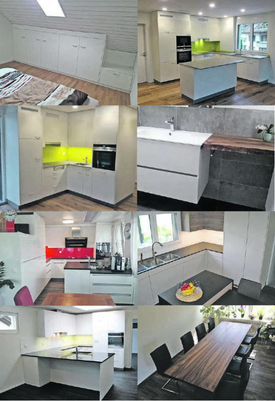 Ihr regionaler Küchenbauer und Schreinerprofi aus Leimbach. (Bilder: zVg.)