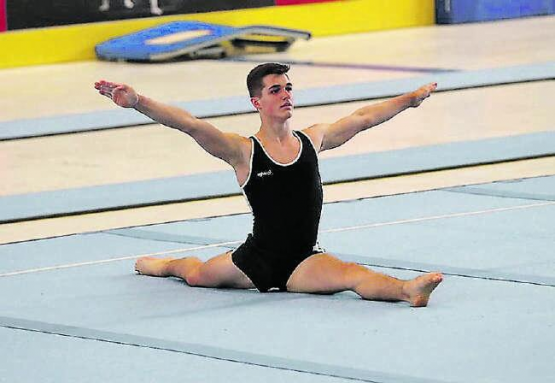 Florian Langenegger kam am Boden zu einer guten Note. In der Endabrechnung reichte das für den hervorragenden 2. Platz. (Bild: zVg.)