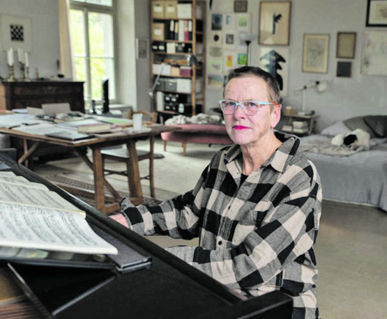 Komponieren ist ihre Leidenschaft: Esther Roth wird erneut vom Aargauer Kuratorium gefördert. (Bilder: Brigitt Lattmann)