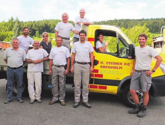 Die R. Steiner AG bietet komplette Planung bei Um- und Anbauten an: Das Oberkulmer Team steht für Zuverlässigkeit und Sorgfalt bei der Ausführung von Maurer- und Holzbauarbeiten. (Bilder: zVg.)