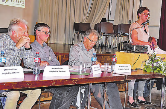 Sprach über die demografische Entwicklung der Spitex Suhrental PLUS: Präsidentin Sonja Morgenthaler leitete die Berichterstattung über den Verlauf des letzten Geschäftsjahres ein. (Bilder: aw.)