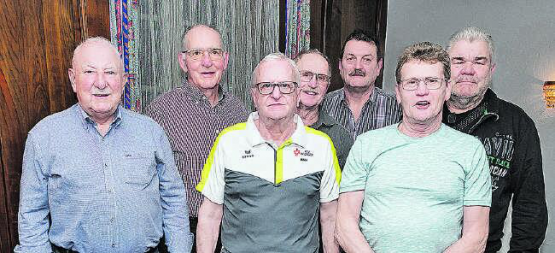Ein Team: Herbert Rust, Walter Steiner, Robert Hess, Theo Rölli, Hans Sandmeier, Fritz Urech, Matthias Häusermann (von links) (Bild: zVg.)