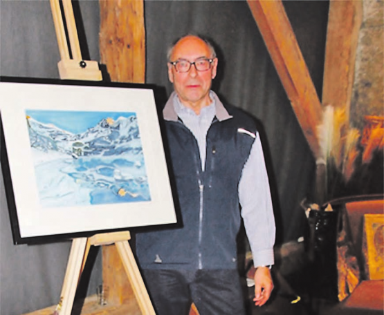 Rudolf Harder ermöglicht im Huus 74 Einblicke in sein künstlerisches Schaffen. (Bild: zVg.)