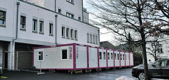 Seit Montag in Betrieb: Im Impfzentrum vom Spital Menziken werden aktuell pro Woche 500 Impfdosen verabreicht. (Bild: mars.)