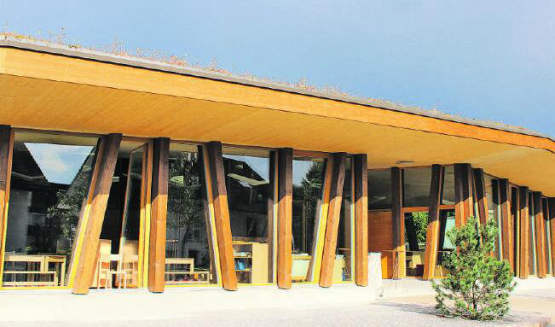 Viel Raum für Abenteuer gibt es im neuen Doppelkindergarten an der Hinterdorfstrasse.