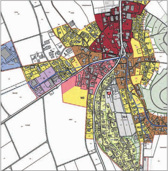 Der vorliegende Bauzonenplan: Hinweise und Vorschläge zu den Entwürfen sind im Mitwirkungsverfahren willkommen. (Bild: zVg.)