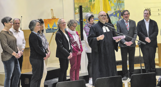 Mit einer stimmungsvollen Amtseinsetzungsfeier wurde Pfarrer Sandor Jakab in der Kirchgemeinde Kulm aufgenommen. (Bild: zVg.)