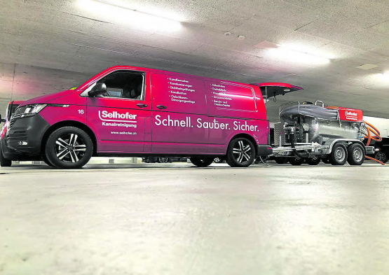 Unser neuster Kleinspüler für hausinterne Leitungen, wie Küchenabläufe etc. (Bilder: zVg.)