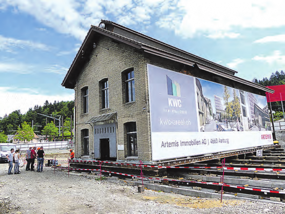 Ein schützenswertes Gebäude: Die Alte Giesserei aus Kalksandstein und mit hübschen Profilen an den Fenstern. (Bilder: moha.)