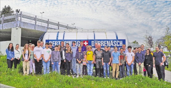 Berufsinformations-Nachmittag: Die Bertschi AG in Dürrenäsch lud interessierte und wissbegierige Schüler zum Junior Day ein. (Bild: zVg.I