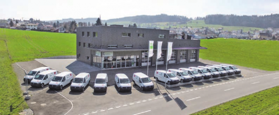 Grosse Fahrzeugflotte: Die Servicecenter Kottmann GmbH finden Sie an der WynaExpo oder an der Wolfshöhe 2 in Rickenbach. (Bild: zVg.)