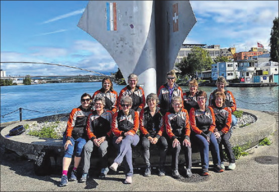 Der Frauenturnverein Oberkulm konnte die Reise bei spätsommerlichen Temperaturen bestens geniessen. (Bild: zVg.)