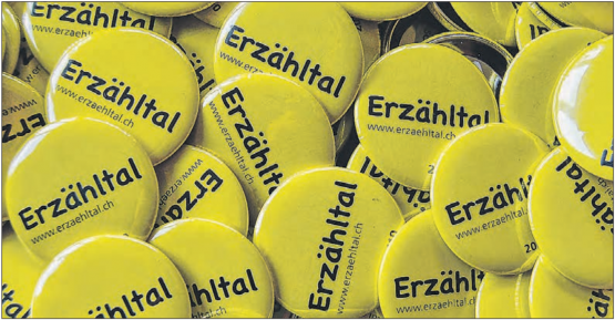 Gelbe Punkte: Das erste Erzähltal hat vor 10 Jahren stattgefunden. Die ersten Anlässe der 11. Ausgabe gingen gestern Abend bereits über die Bühne. (Archivbild: mars.)