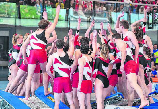 Erfolgreich: Die Sprung- und Barrensektion STV Rickenbach nahm in Menzingen am Moränen-Cup teil. (Bild: zVg.)