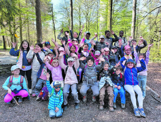 Waren sichtlich begeistert: Die Kinder an der diesjährigen Ferienplausch-Woche. (Bild: zVg.)