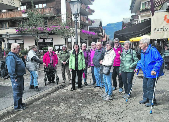 Die traditionelle 60Plus-Ferienwoche der Kirche Kulm führte diesmal nach Lenk im Simmental. (Bild: zVg.)