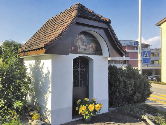 Wird anlässlich des Pfarreifestes eingesegnet: die neue restaurierte Butzenkapelle im Winkel. (Bild: zVg.)