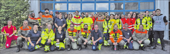 An der grossen Sanitätsübung der ZSO aargauSüd nahmen rund 50 Personen teil. (Bilder: zVg.)