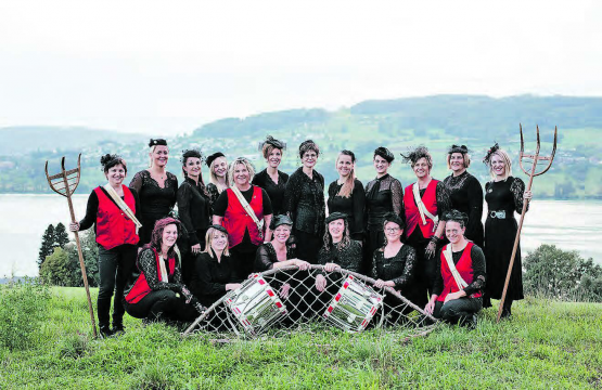 Die «Meitli» sind gut vorbereitet auf den kommenden Männerfang. (Bild: zVg.)