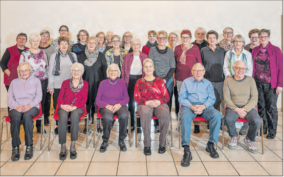 Der Wynentaler Chor Allegro: Auf den ersten Blick sieht die Mitgliederzahl erfreulich aus, aber neue Sängerinnen und Sänger sind jederzeit herzlich willkommen. (Bild: zVg.)