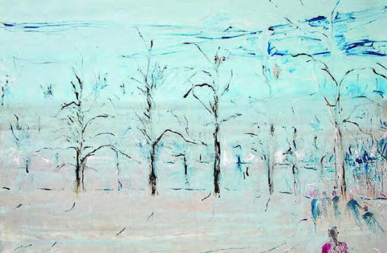 Schaufenster Intermezzo: In den Monaten Dezember bis Februar sind in der Galerie Schlössli Bilder von Hanspeter Hunkeler zu sehen. (Bild: zVg.)