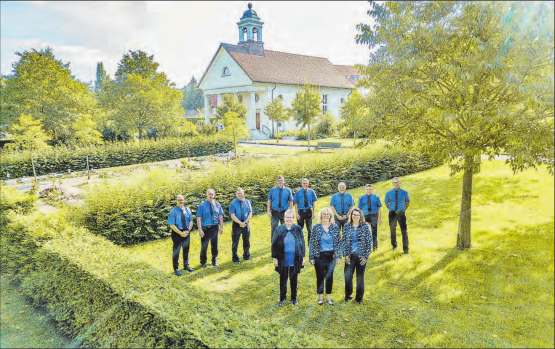 Ruth Schachtler und ihr Team: «Wir sind während 24 Stunden an 7 Tagen die Woche mit Herz und Zeit persönlich für Sie da.» (Bild: zVg.)