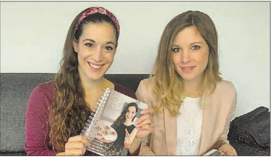 Foodbloggerin Miriam Bögli (l.) und Janine Urech haben eine zweite Auflage von «Böglis Fit-Rezepte by Miriam» produziert. (Bild: zVg.)