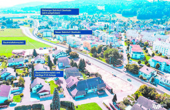 Was wird wo gebaut? In rund einem Jahr, Mitte Dezember 2023, soll der neue Bahnhof in Betrieb genommen werden können. (Bild: AVA)