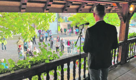 Im Stile einer Landsgemeinde abgehalten: Die Generalversammlung des HEV Aarau Kulm. (Bild: zVg.)