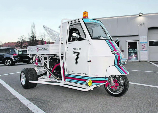 Der «APE P1000» ist nach zwei Jahren Bauzeit fertig. (Bild: zVg.)