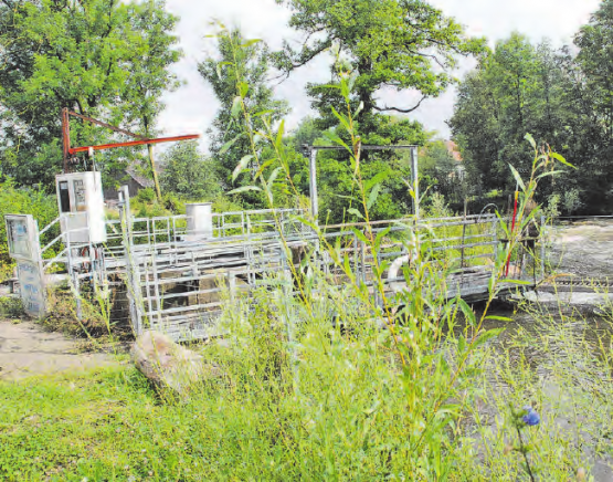 So präsentierte sich das Wasserwirbelkraftwerk Schöftland 2014: Inzwischen ist die Anlage vollständig zurückgebaut. (Archivbild: Remo Conoci)