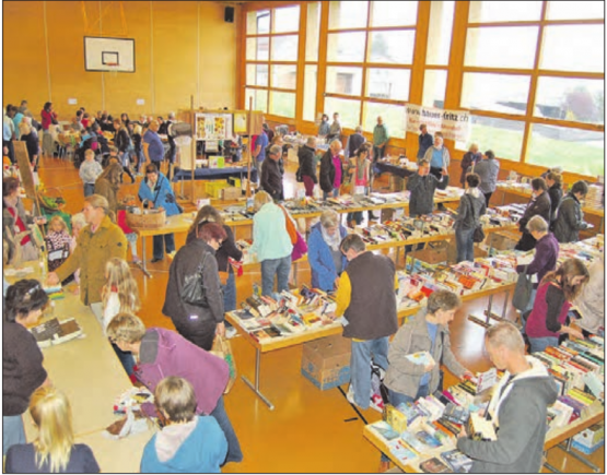 Findet heuer bereits das 20. Mal statt: Das Bücher-Café in Pfeffikon. (Bild: zVg.)