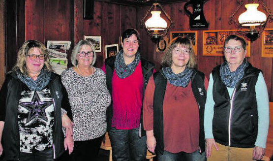 Wiedergewählter Vorstand der Landfrauen Unterkulm: Brigitte Lüscher, Margrith Giarrusso, Daniela Leutwyler, Maya Müller und Fabiola Sigrist (v.l.). (Bild: zVg.)
