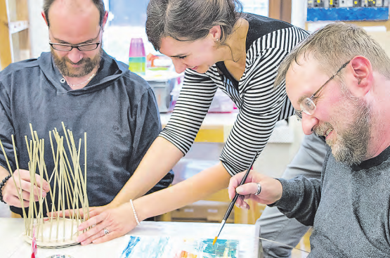 Tagesstrukturen: Im Tageszentrum in Aarau erleben IV-Bezügerinnen und IV-Bezüger eine professionelle und auf ihre Bedürfnisse zugeschnittene Betreuung. (Bild: zVg.)