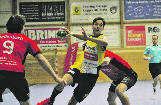 Luc Honegger, der 21-jährige Spielmacher des aktuellen NLB-Leaders Stäfa, wechselt im Sommer 2025 zum HSC Suhr Aarau. (Bild: zVg.)