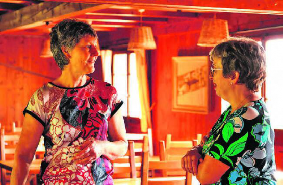 Macherinnen unter sich: Coni Härri, Vorstand gemeinnütziger Frauenverein (l.) und Ursula Friedrich, Gemeinderätin Menziken. (Bilder: Dominique Rubin)
