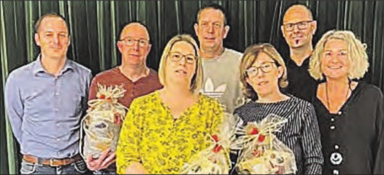 Über 27 Jahre Erfahrung (v.l.): Daniel Wyss, Martin Käser, Christa Hochuli, Armin Brändli, Luzia Hunziker, Lorenz Uebelhart und Jeannine Graber. Es fehlen: Francisco Baños und Béatrice Meili. (Bild: zVg.)