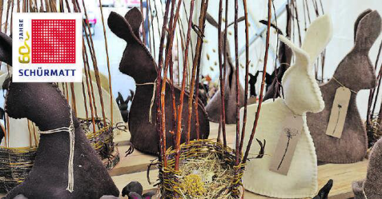Liebevoll gestaltete Produkte stehen am Ostermärt zum Verkauf. (Bild: zVg.)
