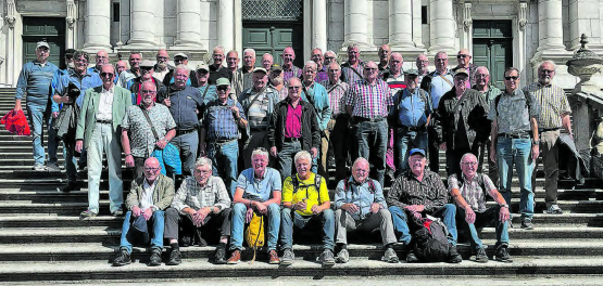 Eine gelungene Exkursion verdient ein ebenso schönes Erinnerungsfoto. (Bild: zVg.)