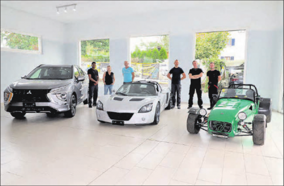 Neu mit Mitsubishi-Vetrtetung: Die Mitarbeitenden der Hofmatt-Garage Jörg Stalder AG freuen sich auf Ihren Besuch am 17. September von 10 bis 17 Uhr. (Bild: rc.)