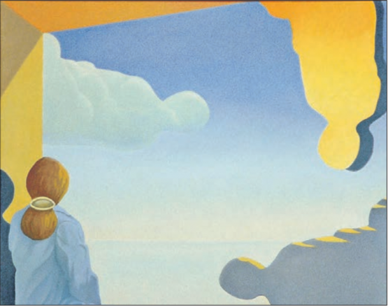 Kontraste, Licht und Schatten, satte Farben und lichte Transparenz: Sinnsuchende von Hans Rudolf Roth aus dem Jahre 2004. (Bild: zVg.)