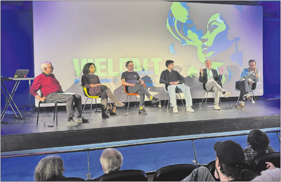 Von links nach rechts: Martin Heiz, Anna Annor Bärtschi, Beat Baggenstos, Edison Berisha, Gianin Müller und Beni Weber. (Bild: Dominique Rubin)