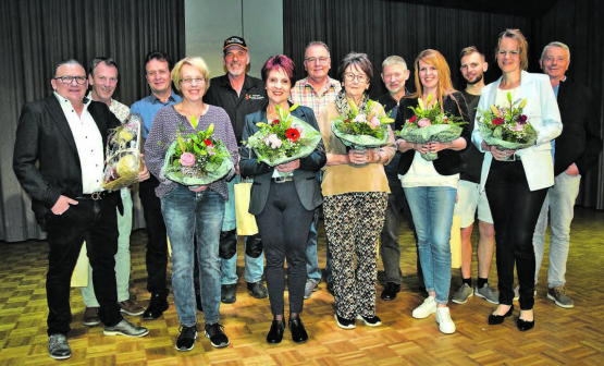 Die Hauptverantwortlichen der Gwärbi 2024: Sie alle hatten einen geselligen Abend verdient nach den Strapazen der letzten Monate. (Bilder: st.)
