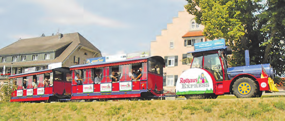 Der Rothaus-Express führte die Reisegesellschaft auf einer Panoramafahrt zum Schluchsee hinunter. (Bild: zVg.)