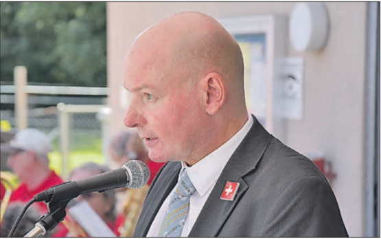 Mahnende Worte: Für die diesjährige Festrede konnte Grossrat Bruno Rudolf gewonnen werden. (Bilder: P.Te.)