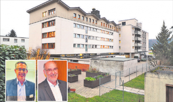 Uwe Matthiessen (l.) überlässt das Ruder dem Verwaltungsratspräsidenten Ralph Bürge. Nachdem das Suhrental Alterszentrum in ruhige Gewässer geführt wurde, steht mit dem angestrebten Neubau die nächste grosse Herausforderung an. (Bilder: rc./aw./zVg.)